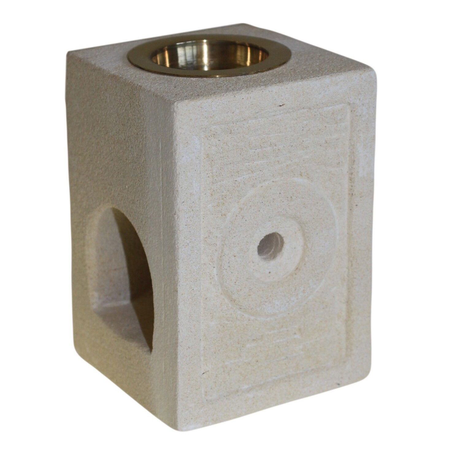 Gingerbread & Sugar Plum Set – Sandstone Oil Burner & Festive Fragrance Oils - Image 3