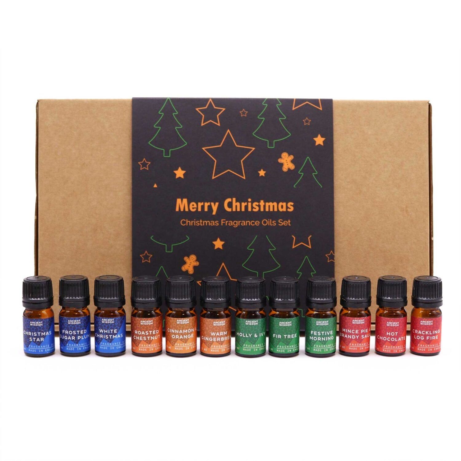 Festive Delights Gift Set – Sandstone Oil Burner & Christmas Fragrance Oils - Image 3