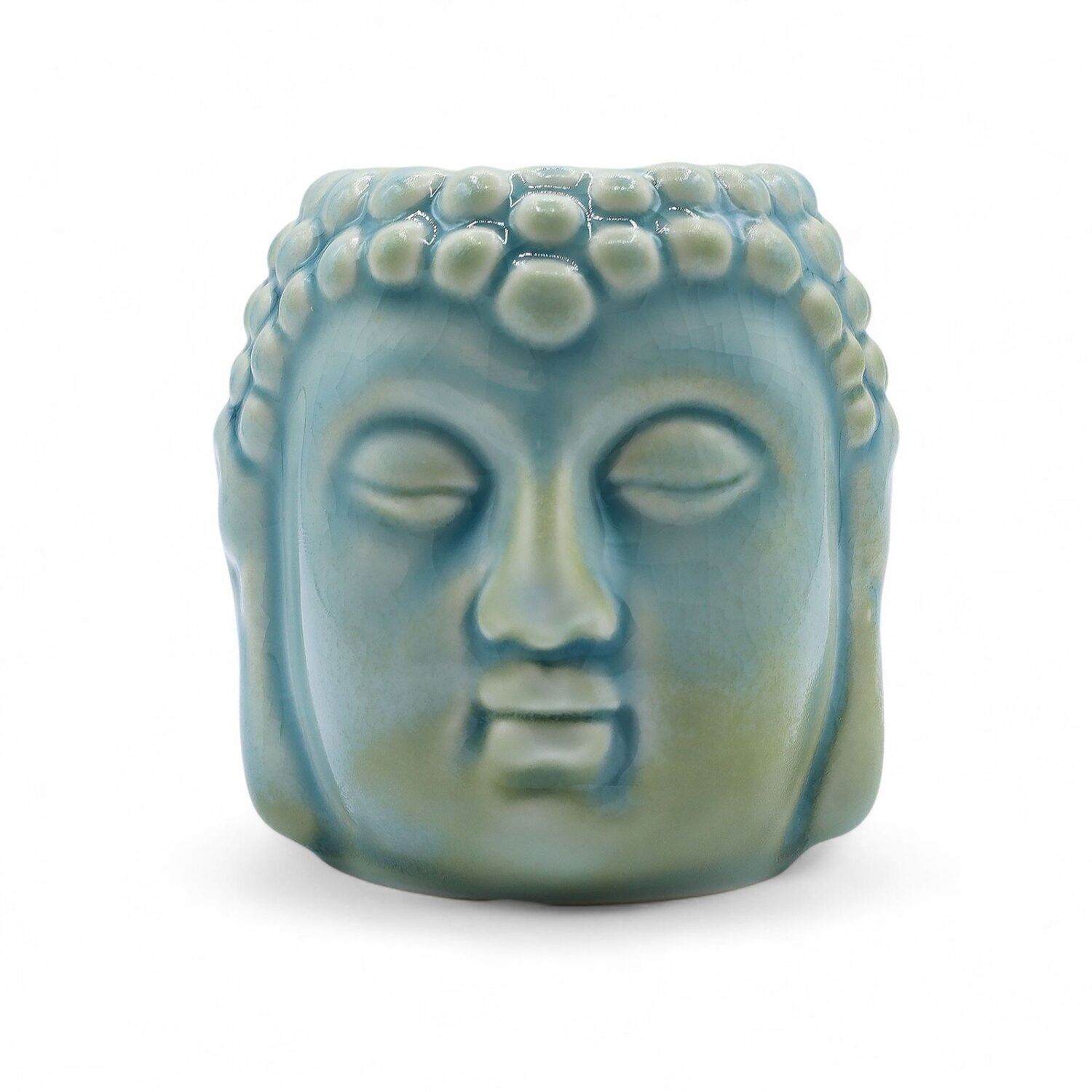 Buddha oil burner mixed glazed and unglazed assortment
