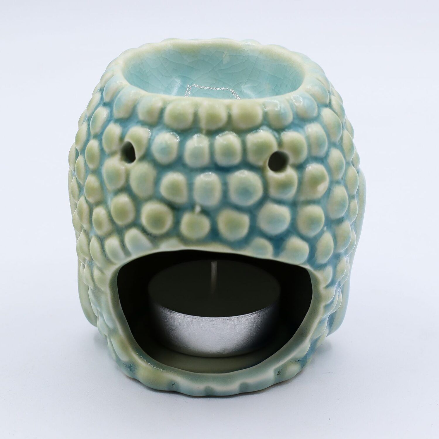 Buddha Oil Burner | Glazed & Unglazed Mixed Assortment - Image 3